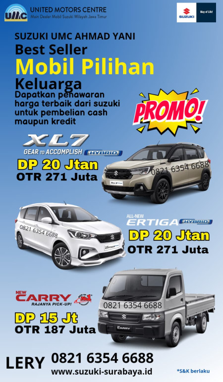 Promo Suzuki SPESIAL BULAN INI